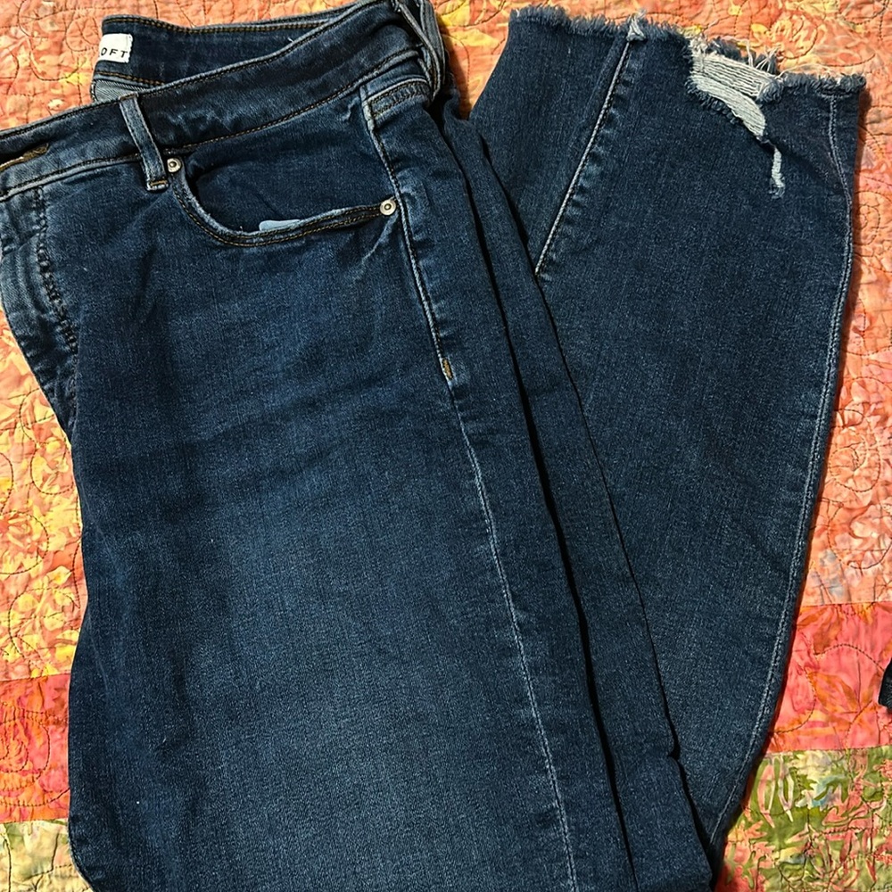Loft curvy skinny jeans